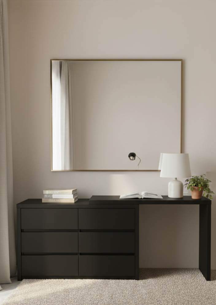 Comoda más tocador integrado